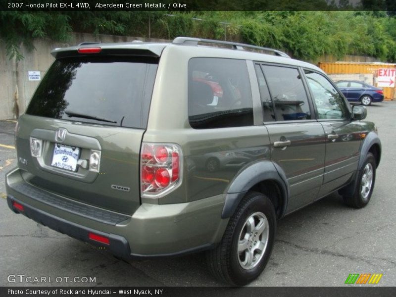 Aberdeen Green Metallic / Olive 2007 Honda Pilot EX-L 4WD