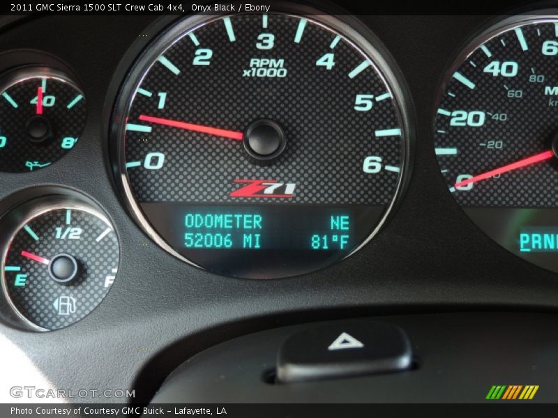 Onyx Black / Ebony 2011 GMC Sierra 1500 SLT Crew Cab 4x4