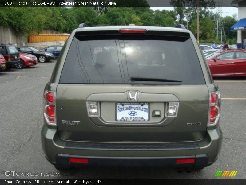 Aberdeen Green Metallic / Olive 2007 Honda Pilot EX-L 4WD