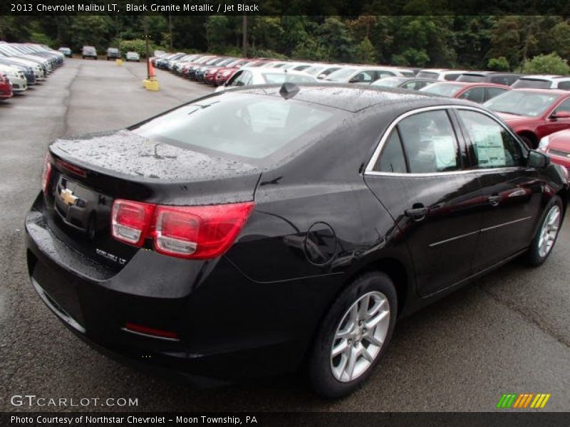 Black Granite Metallic / Jet Black 2013 Chevrolet Malibu LT