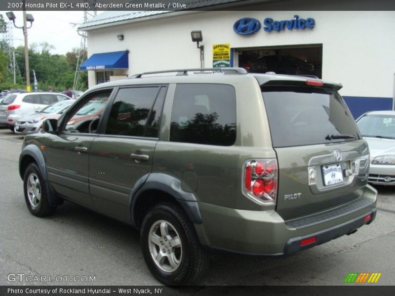 Aberdeen Green Metallic / Olive 2007 Honda Pilot EX-L 4WD