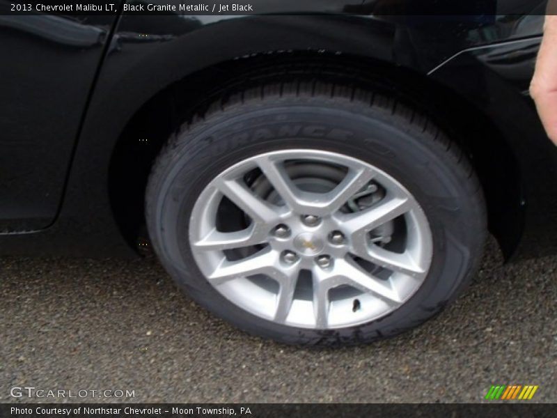 Black Granite Metallic / Jet Black 2013 Chevrolet Malibu LT