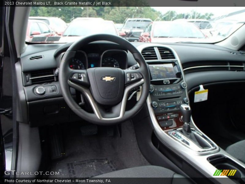 Black Granite Metallic / Jet Black 2013 Chevrolet Malibu LT