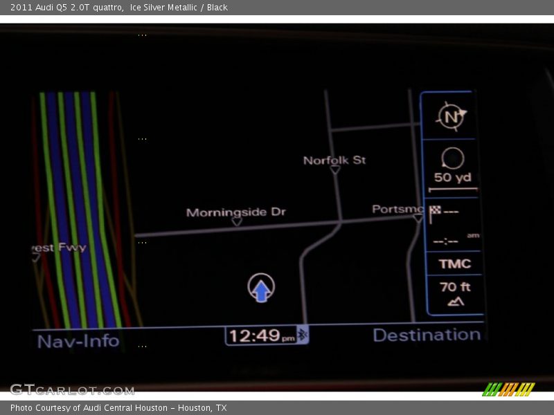 Ice Silver Metallic / Black 2011 Audi Q5 2.0T quattro