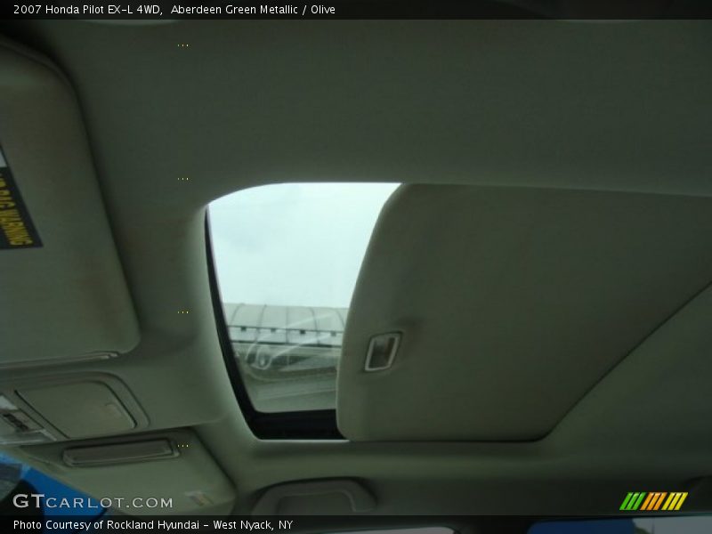 Aberdeen Green Metallic / Olive 2007 Honda Pilot EX-L 4WD