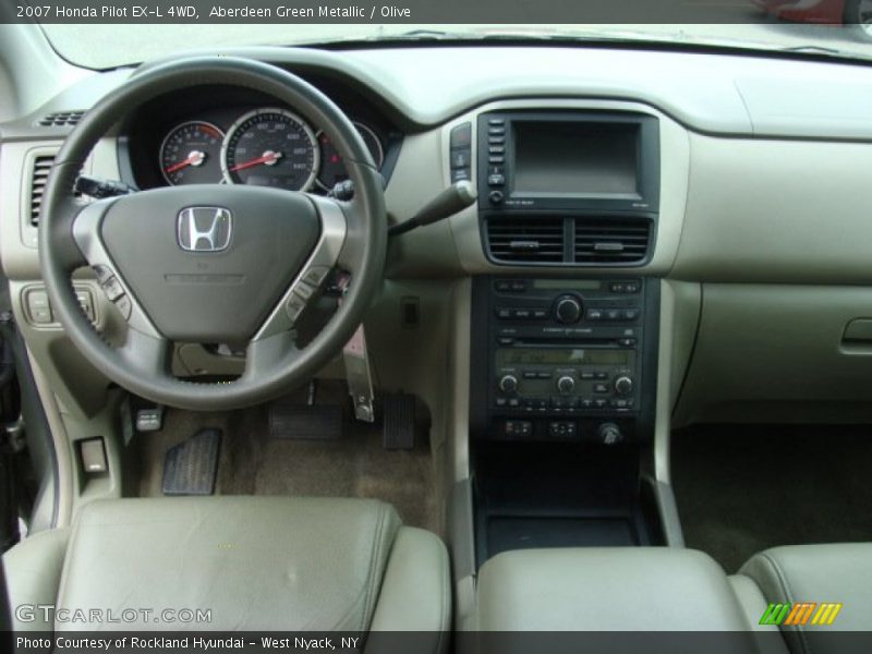 Aberdeen Green Metallic / Olive 2007 Honda Pilot EX-L 4WD