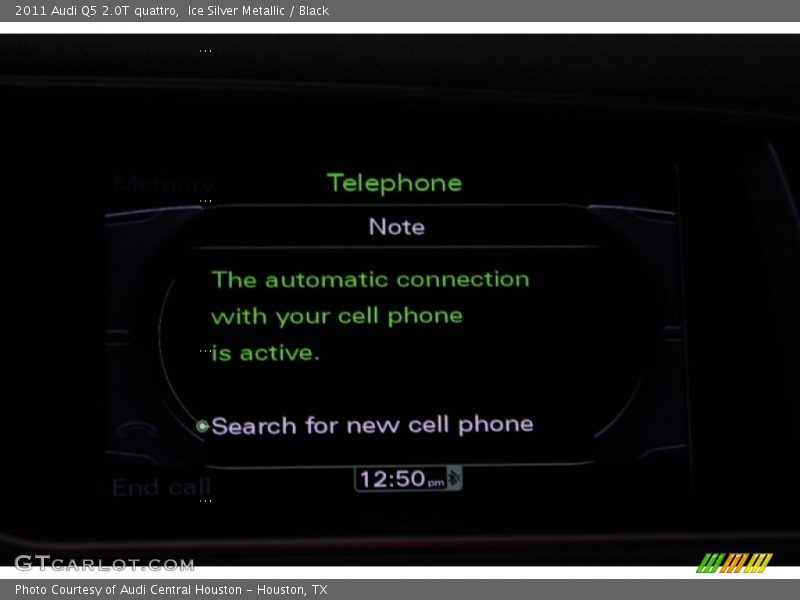 Ice Silver Metallic / Black 2011 Audi Q5 2.0T quattro
