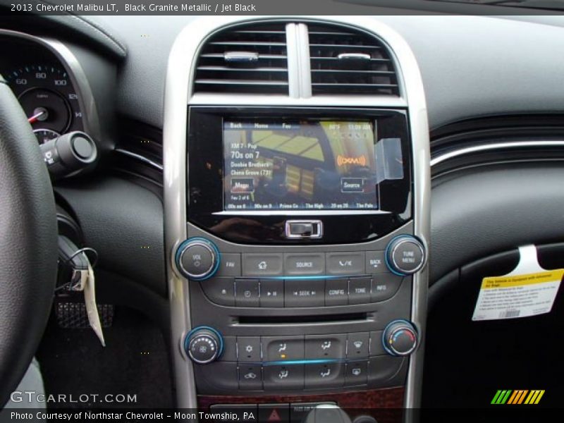 Black Granite Metallic / Jet Black 2013 Chevrolet Malibu LT