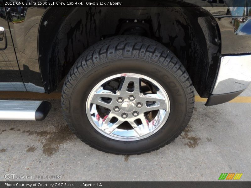 Onyx Black / Ebony 2011 GMC Sierra 1500 SLT Crew Cab 4x4