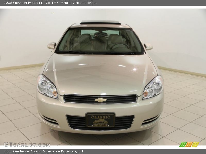 Gold Mist Metallic / Neutral Beige 2008 Chevrolet Impala LT