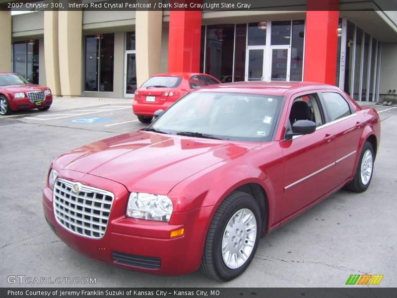 Inferno Red Crystal Pearlcoat / Dark Slate Gray/Light Slate Gray 2007 Chrysler 300
