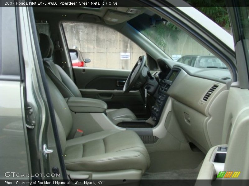 Aberdeen Green Metallic / Olive 2007 Honda Pilot EX-L 4WD