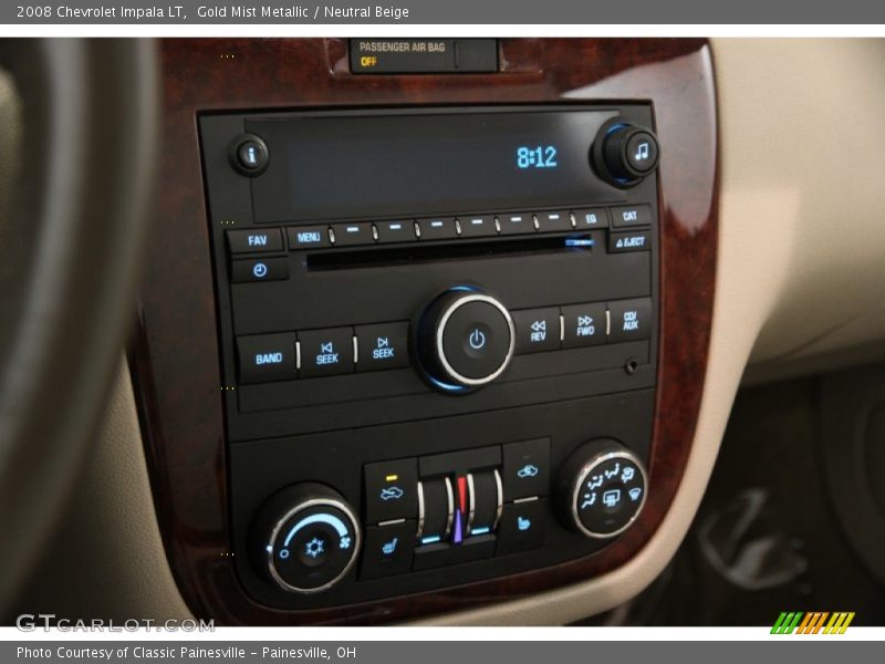 Gold Mist Metallic / Neutral Beige 2008 Chevrolet Impala LT