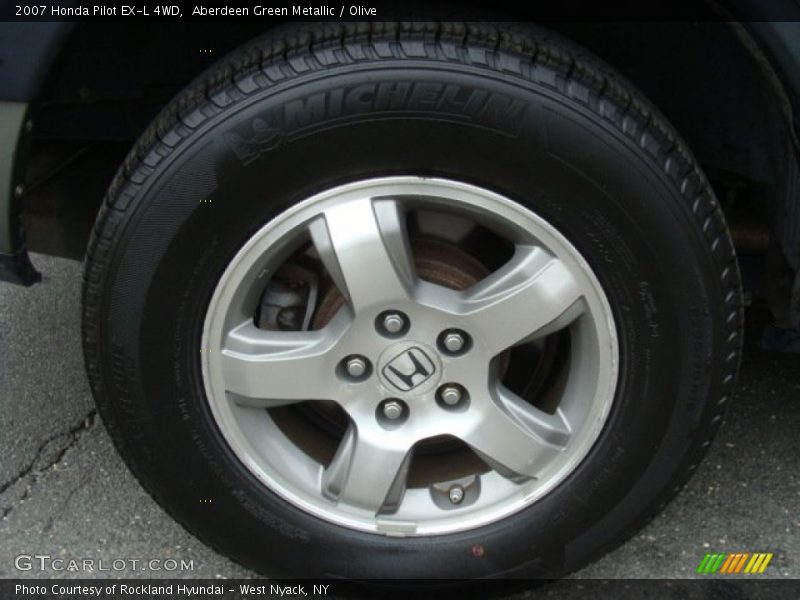 Aberdeen Green Metallic / Olive 2007 Honda Pilot EX-L 4WD