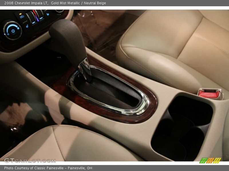 Gold Mist Metallic / Neutral Beige 2008 Chevrolet Impala LT