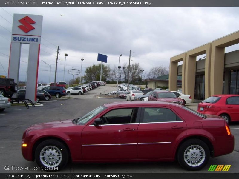 Inferno Red Crystal Pearlcoat / Dark Slate Gray/Light Slate Gray 2007 Chrysler 300