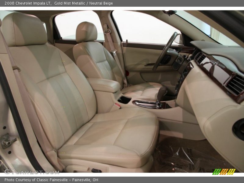 Gold Mist Metallic / Neutral Beige 2008 Chevrolet Impala LT