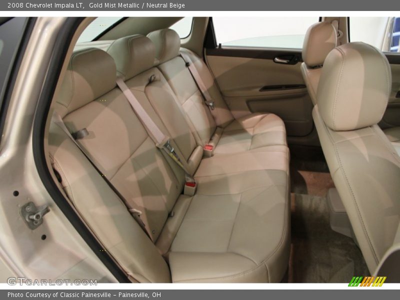 Gold Mist Metallic / Neutral Beige 2008 Chevrolet Impala LT
