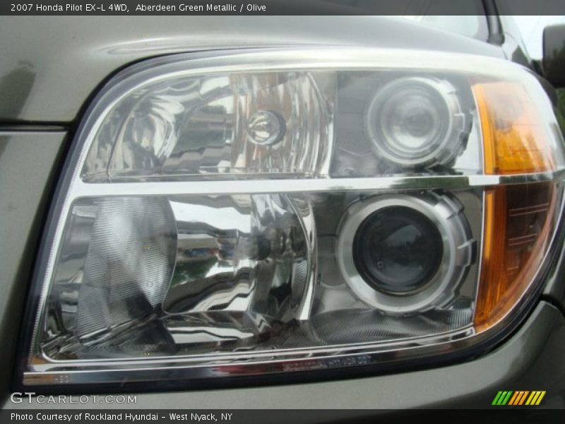 Aberdeen Green Metallic / Olive 2007 Honda Pilot EX-L 4WD