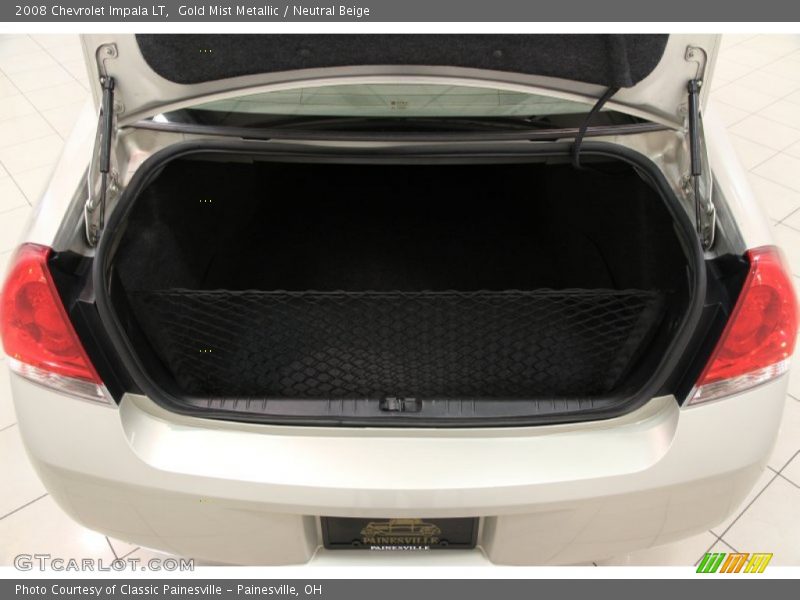 Gold Mist Metallic / Neutral Beige 2008 Chevrolet Impala LT