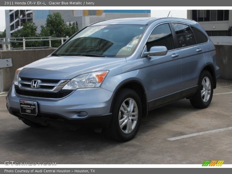 Glacier Blue Metallic / Ivory 2011 Honda CR-V EX-L