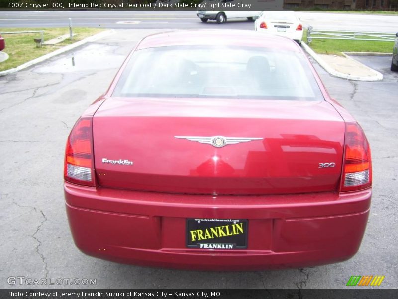 Inferno Red Crystal Pearlcoat / Dark Slate Gray/Light Slate Gray 2007 Chrysler 300
