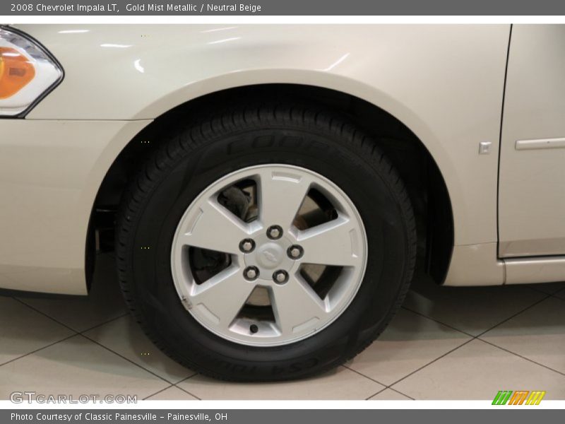 Gold Mist Metallic / Neutral Beige 2008 Chevrolet Impala LT