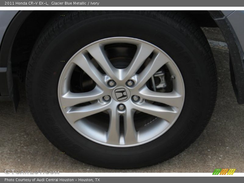 Glacier Blue Metallic / Ivory 2011 Honda CR-V EX-L