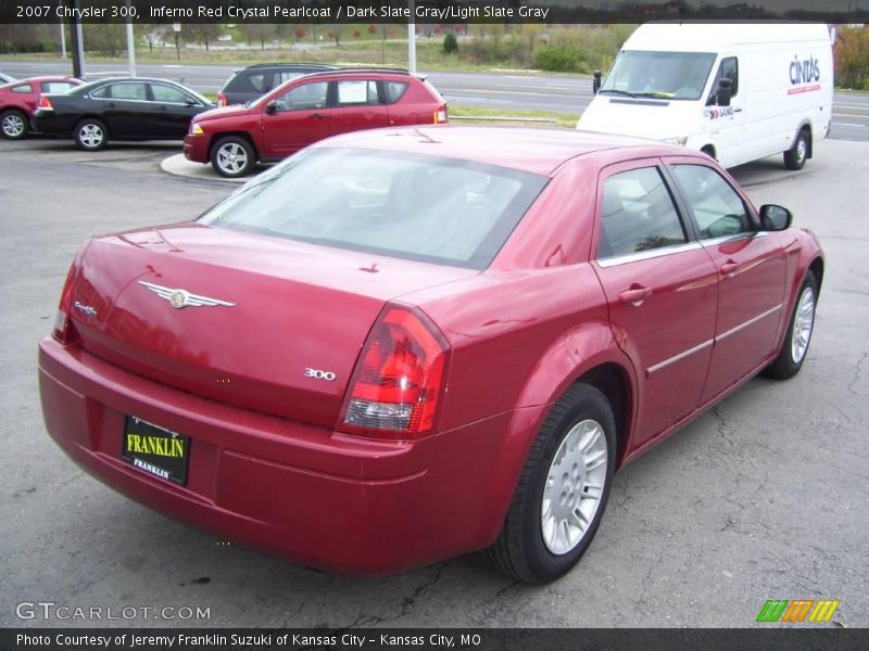 Inferno Red Crystal Pearlcoat / Dark Slate Gray/Light Slate Gray 2007 Chrysler 300