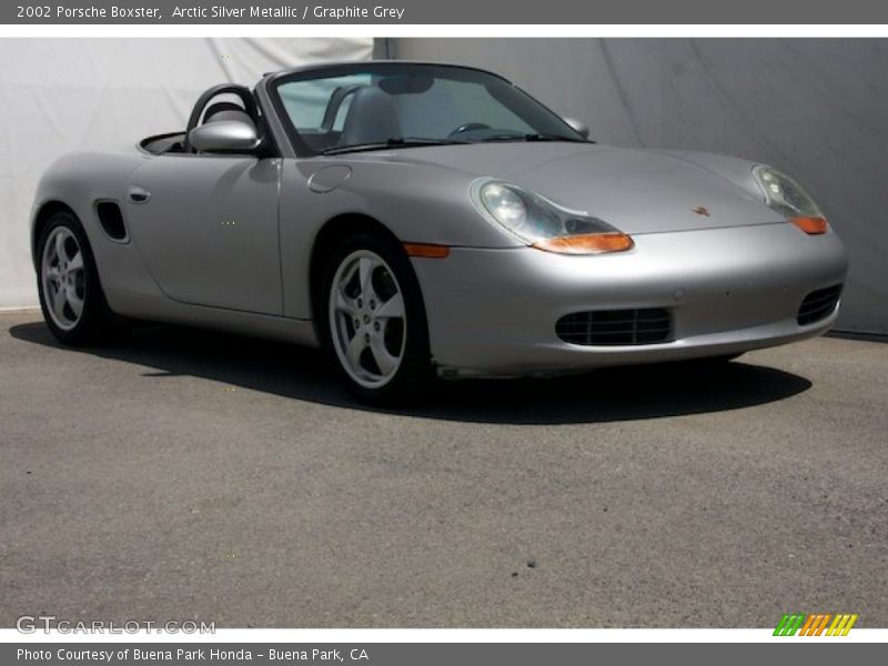 Arctic Silver Metallic / Graphite Grey 2002 Porsche Boxster