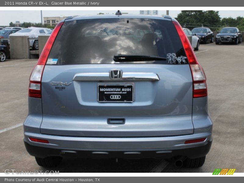 Glacier Blue Metallic / Ivory 2011 Honda CR-V EX-L
