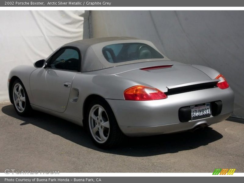 Arctic Silver Metallic / Graphite Grey 2002 Porsche Boxster