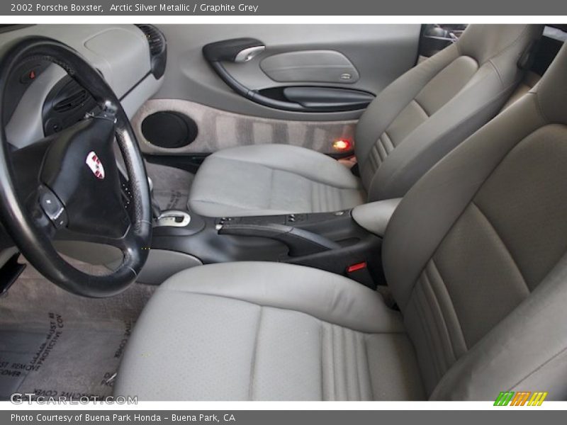 Arctic Silver Metallic / Graphite Grey 2002 Porsche Boxster