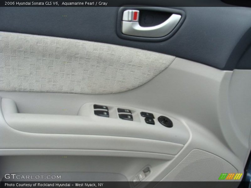 Aquamarine Pearl / Gray 2006 Hyundai Sonata GLS V6
