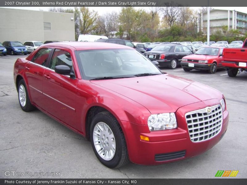 Inferno Red Crystal Pearlcoat / Dark Slate Gray/Light Slate Gray 2007 Chrysler 300