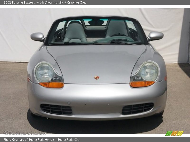 Arctic Silver Metallic / Graphite Grey 2002 Porsche Boxster