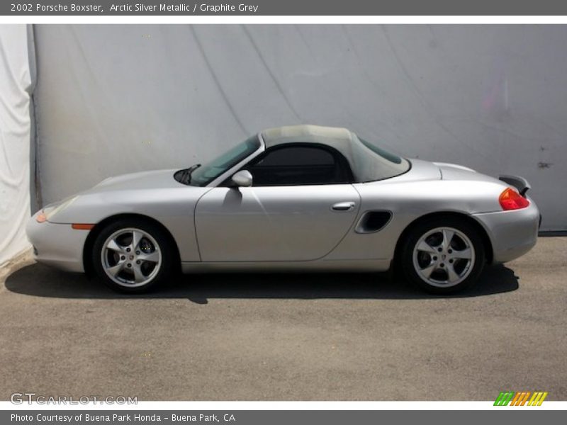 Arctic Silver Metallic / Graphite Grey 2002 Porsche Boxster