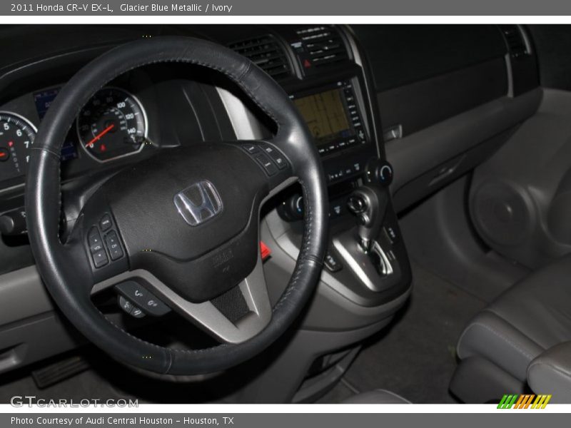 Glacier Blue Metallic / Ivory 2011 Honda CR-V EX-L