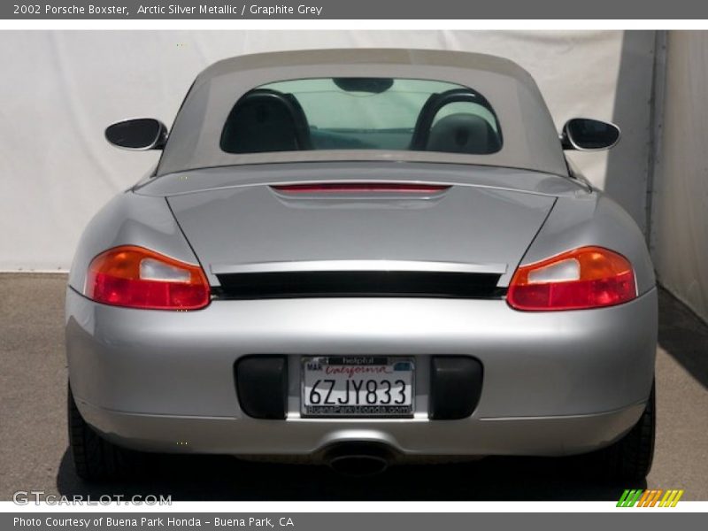 Arctic Silver Metallic / Graphite Grey 2002 Porsche Boxster