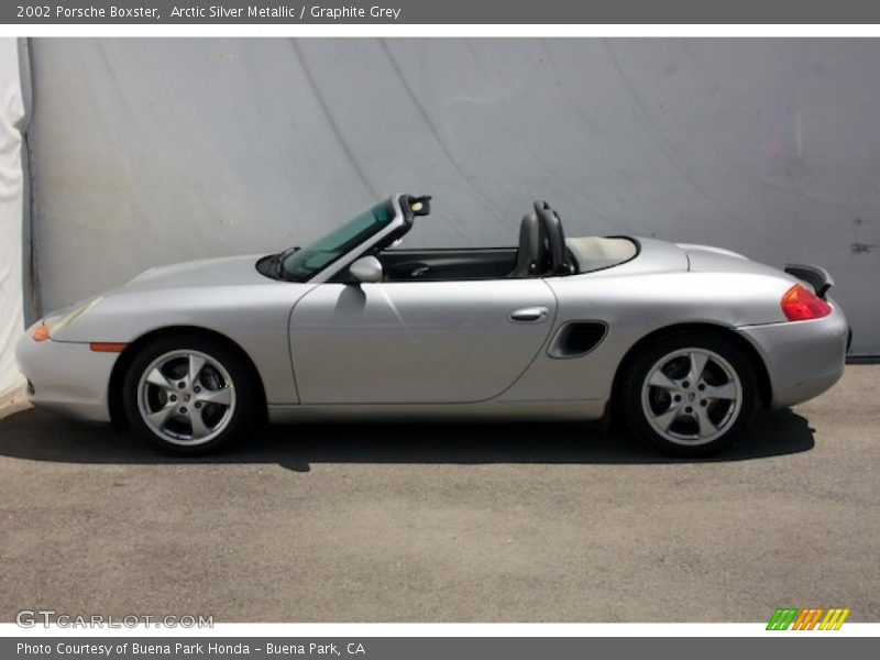 Arctic Silver Metallic / Graphite Grey 2002 Porsche Boxster