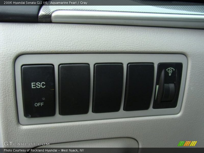 Aquamarine Pearl / Gray 2006 Hyundai Sonata GLS V6