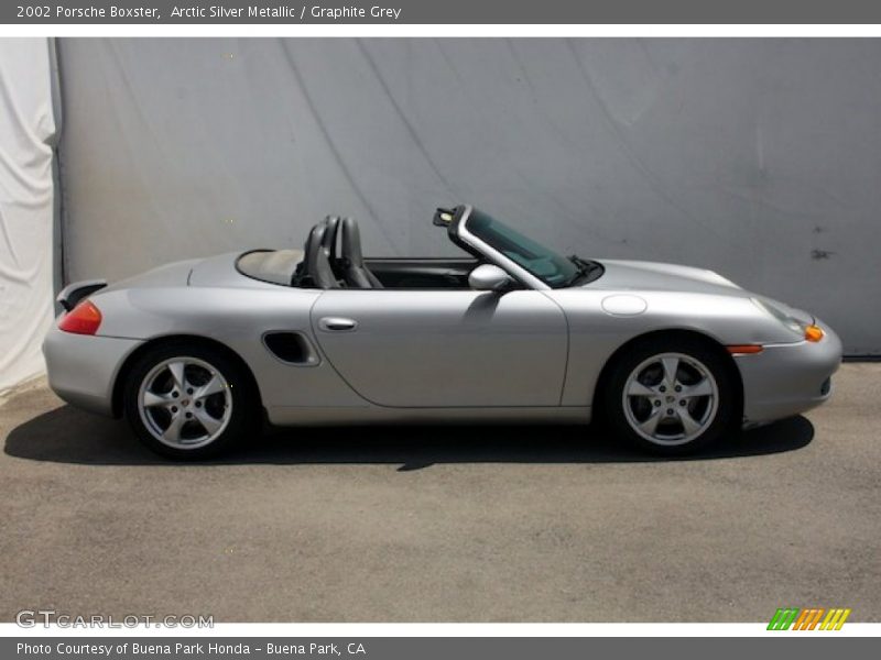 Arctic Silver Metallic / Graphite Grey 2002 Porsche Boxster