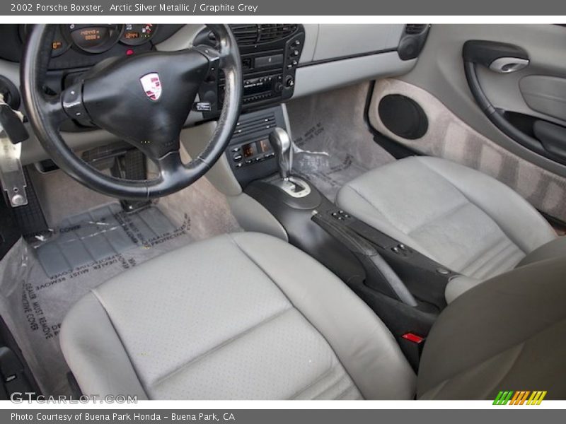 Arctic Silver Metallic / Graphite Grey 2002 Porsche Boxster