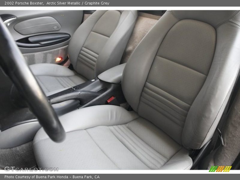 Arctic Silver Metallic / Graphite Grey 2002 Porsche Boxster