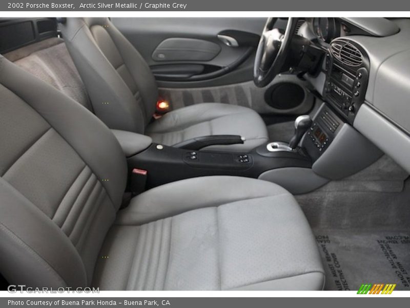 Arctic Silver Metallic / Graphite Grey 2002 Porsche Boxster