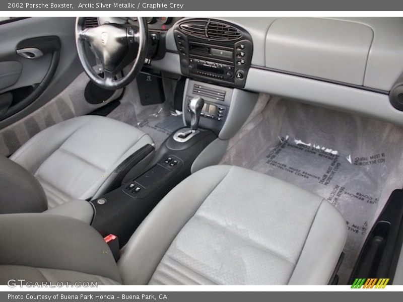 Arctic Silver Metallic / Graphite Grey 2002 Porsche Boxster