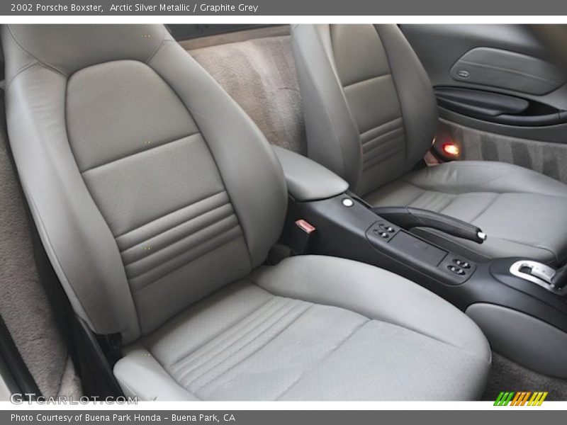 Arctic Silver Metallic / Graphite Grey 2002 Porsche Boxster