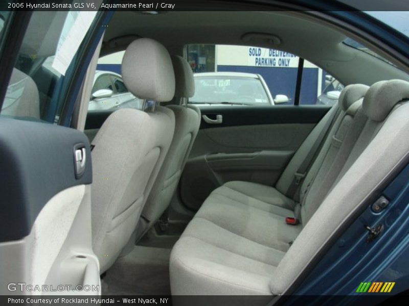 Aquamarine Pearl / Gray 2006 Hyundai Sonata GLS V6