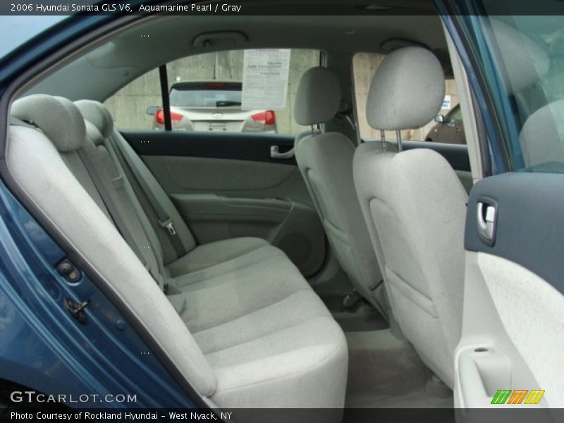 Aquamarine Pearl / Gray 2006 Hyundai Sonata GLS V6