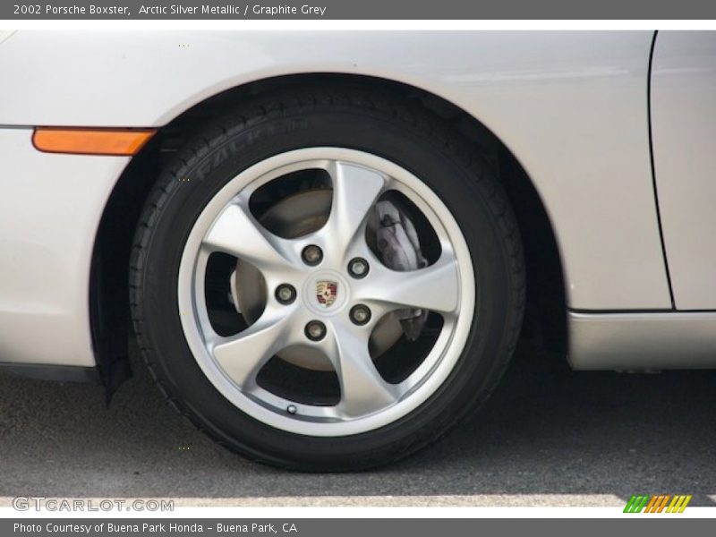 Arctic Silver Metallic / Graphite Grey 2002 Porsche Boxster
